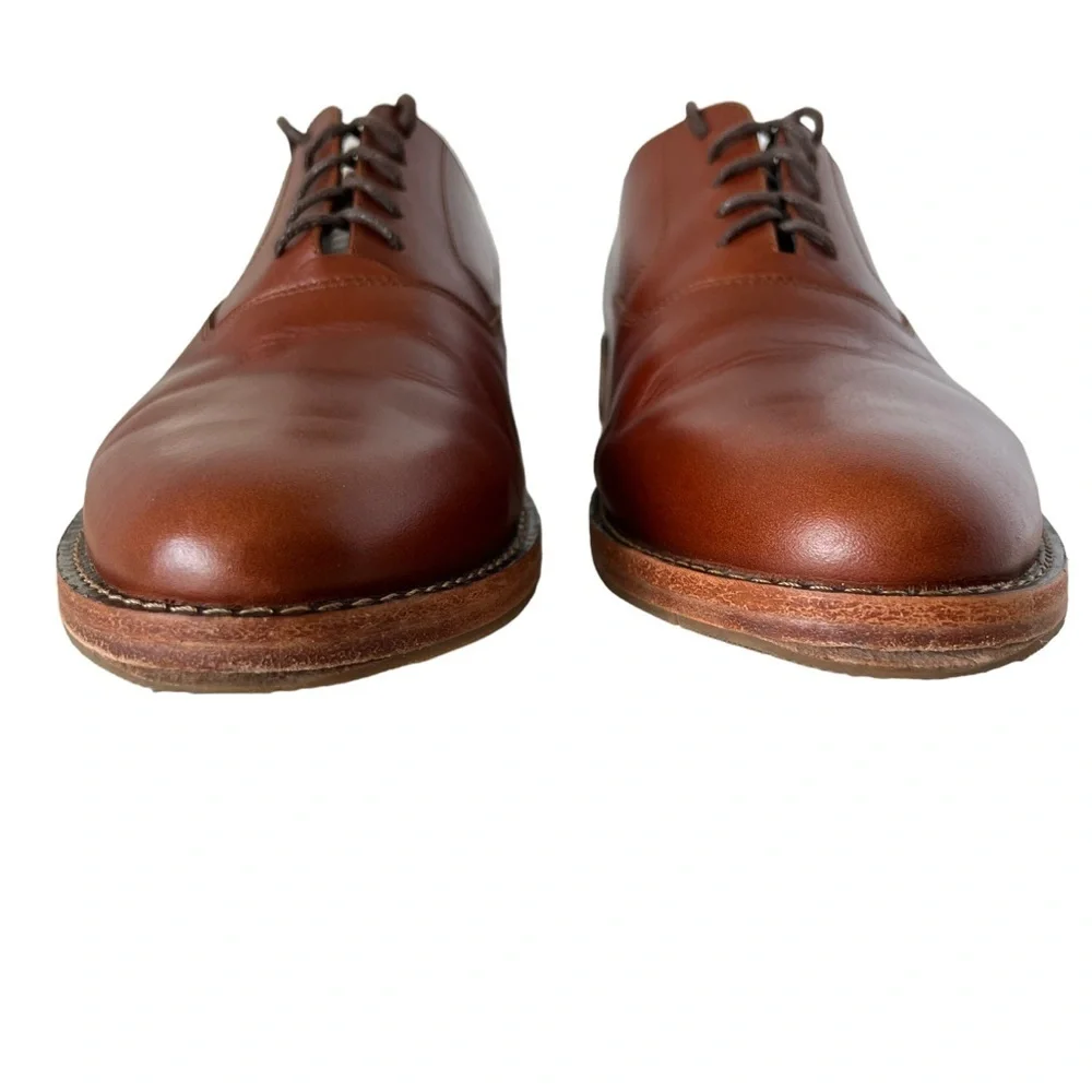 Nisolo Everyday Oxford Men’s Leather Dress Shoes Brown Size 9